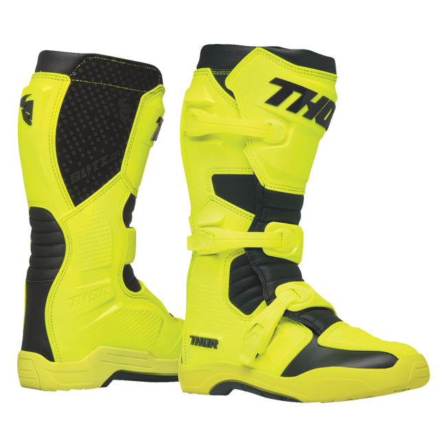 Botas THOR Blitz XR MX Amarillo Fluor-Negro