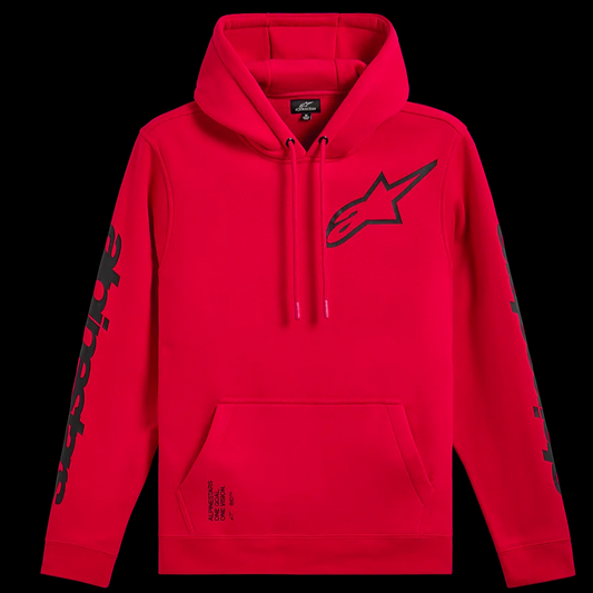 Hoodie Alpinestars Triple Rojo