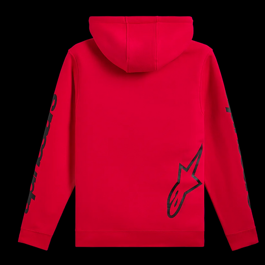 Hoodie Alpinestars Triple Rojo